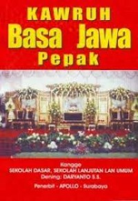 Kawruh Pepak Basa Jawa