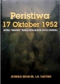 Peristiwa 17 Oktober 1952
